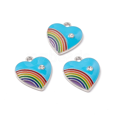 Alloy Enamel Pendant LS-ENAM-H039-07P-E-1