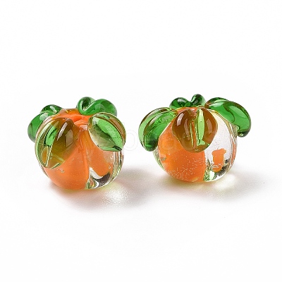 Handmade Lampwork Fruit Beads LAMP-C004-06-1