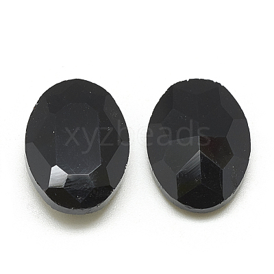 Pointed Back Glass Rhinestone Cabochons RGLA-T080-8x10mm-02-1