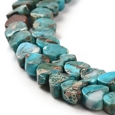 Synthetic Regalite/Imperial Jasper/Sea Sediment Jasper Beads Strands G-F765-D06-01-1