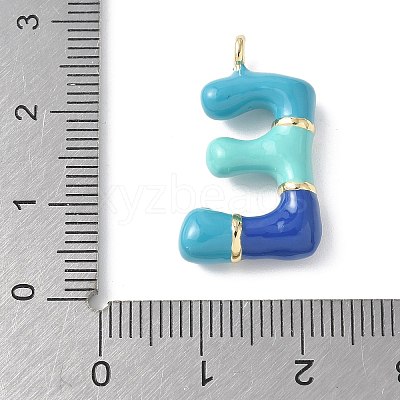 Brass Enamel Pendants KK-E093-03G-E-02-1