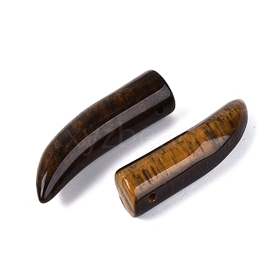 Natural Tiger Eye Pendants G-Q602-10B-1