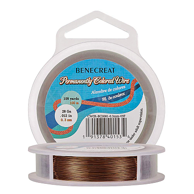 Round Copper Wire for Jewelry Making CWIR-BC0001-0.3mm-03F-1