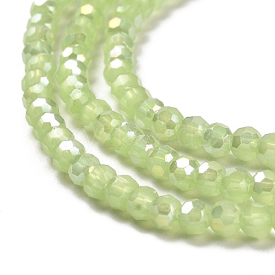 Imitation Jade Glass Beads Stands EGLA-A035-J3mm-B01-1