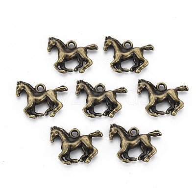 Tibetan Style Alloy Pendants TIBEP-T002-07AB-NR-1
