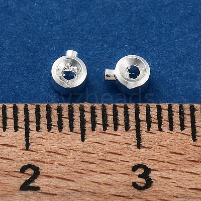 Brass Crimp Beads KK-G479-06S-1