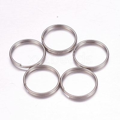 Tarnish Resistant 304 Stainless Steel Split Rings X-STAS-F117-33P-1