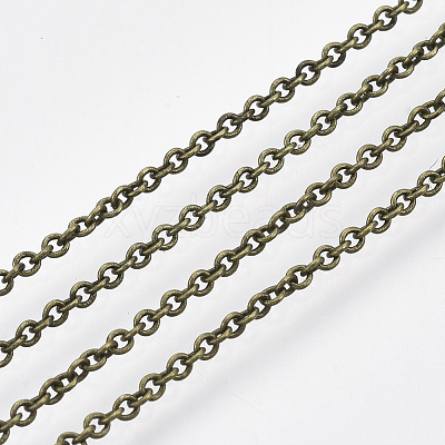 Brass Cable Chains CHC-034Y-AB-NR-1