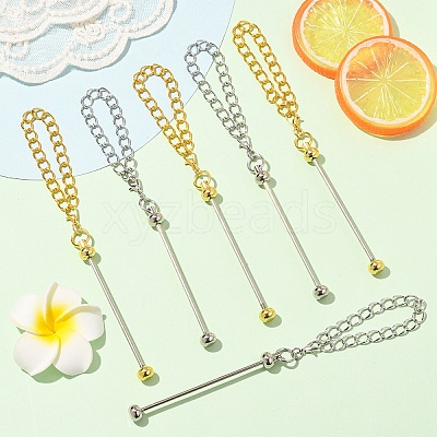 10Pcs Iron Chains Cup Handle Charms HJEW-YW00131-01-1