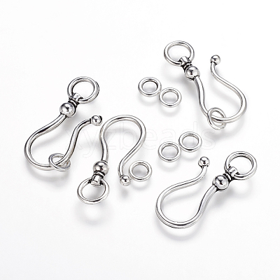 Tibetan Style S Hook Clasps LF5091Y-1