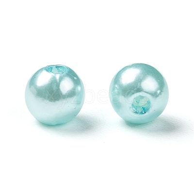 Imitation Pearl Acrylic Beads PL609-01-1