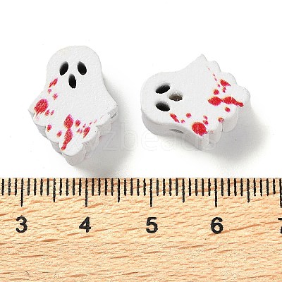Printed Wood Beads WOOD-Z002-15A-1