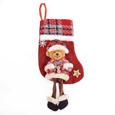 Christmas Theme Non-woven Fabrics Bags ABAG-TAC0001-16B-1