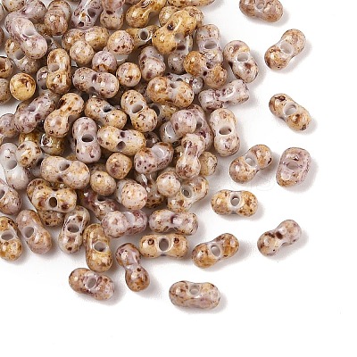 Picasso Glass Seed Beads SEED-Q038-02C-1