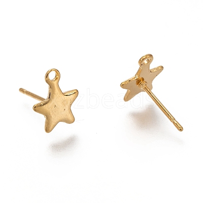 304 Stainless Steel Stud Earring Findings STAS-H130-19G-1