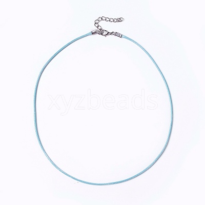 Waxed Cord Necklace Making NCOR-T001-M-1