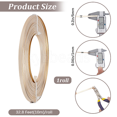 1 Roll Anodized Aluminum Wire AW-BBC0001-01D-1