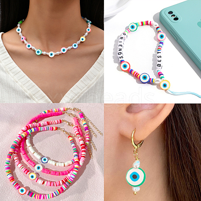 Handmade Polymer Clay Beads CLAY-CJ0001-40-1