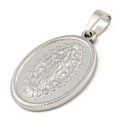 Non-Tarnish 304 Stainless Steel Pendants STAS-B071-02A-18P-1