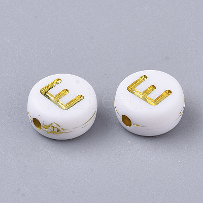 Plating Acrylic Beads PACR-R242-01E-1
