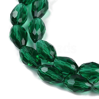 Transparent Glass Beads Strands EGLA-N013-T8mm-D24-1