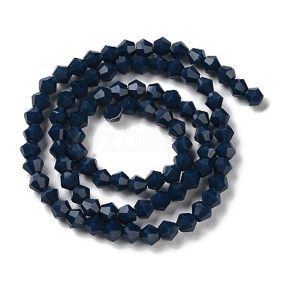 Opaque Solid Color Imitation Jade Glass Beads Strands EGLA-A039-P4mm-D09-1