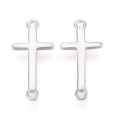 925 Sterling Silver Connector Charms STER-N016-98P-1