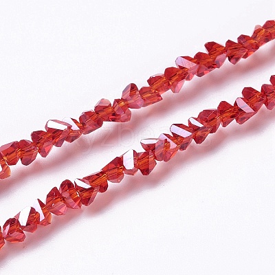 Transparent Glass Beads Strands GLAA-H022-09A-01-1