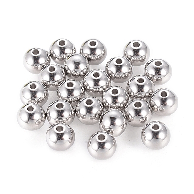 Non-Tarnish Stainless Steel Beads LS-X-STAS-R033-8mm-1