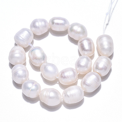 Natural Cultured Freshwater Pearl Beads Strands PEAR-N012-08I-1