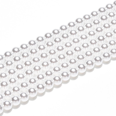 Baking Paint Pearlized Glass Pearl Bead Strands HY-N002-3mm-A12-1