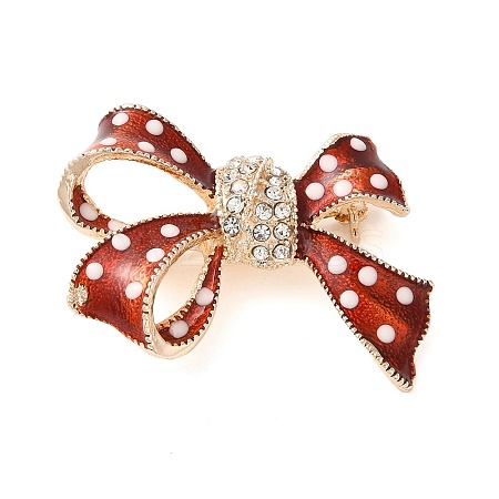 Alloy Crystal Rhinestone Brooch JEWB-B022-03KCG-02-1