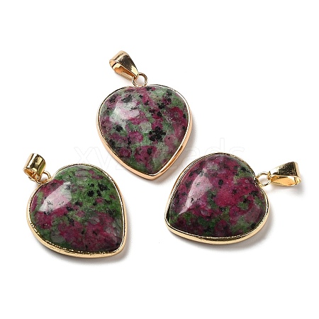 Natural Ruby in Zoisite Pendants G-K335-04G-12-1