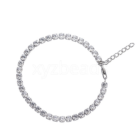 Hip-hop Unisex Titanium Steel Rhinestone Cup Chain Bracelets Street Fashion Jewelry YP4439-2-1