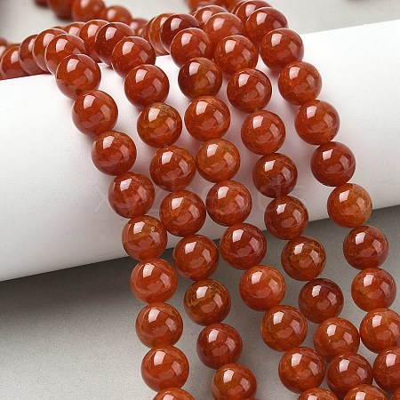 Natural Crackle Agate Beads Strands G-I394-B15-10mm-1