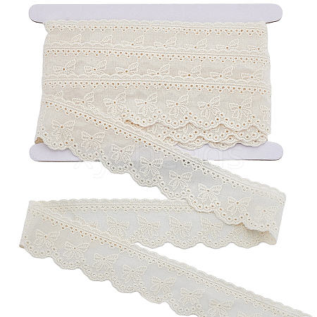 8Yards Flat Hollow Polyester Lace Trim OCOR-GF0006-07A-1