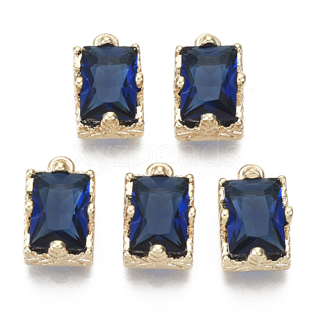 Glass Rhinestone Pendants GLAA-N038-20D-1