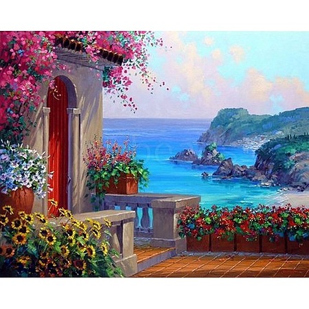 Scenery DIY Diamond Painting Kit PW-WG78096-40-1