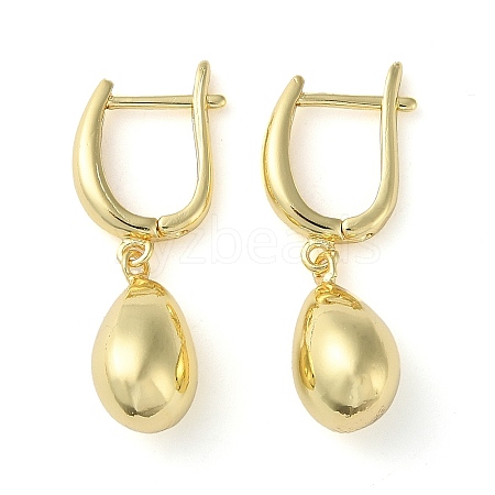 Rack Plating Brass Hoop Earrings EJEW-K249-11G-1