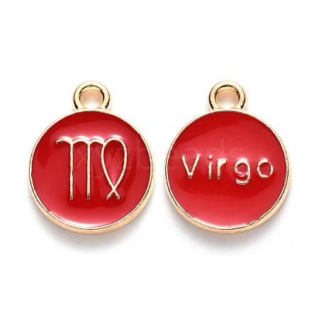 Alloy Enamel Pendants LS-X-ENAM-S124-01B-07B-1
