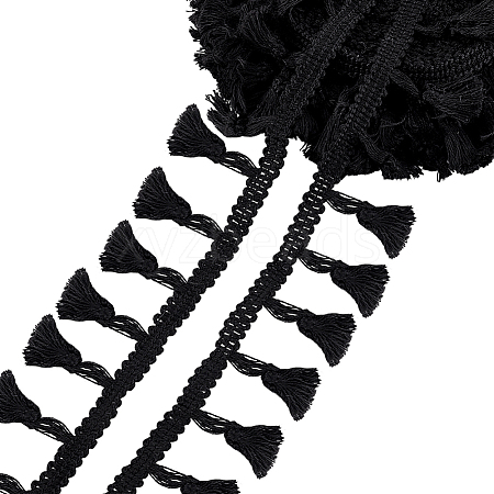 Cotton Fringe Lace Trim Ribbon OCOR-WH0105-008B-1
