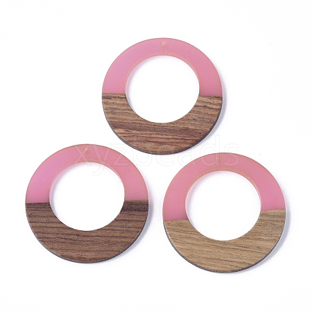 Resin & Walnut Wood Pendants RESI-S358-29A-04-1