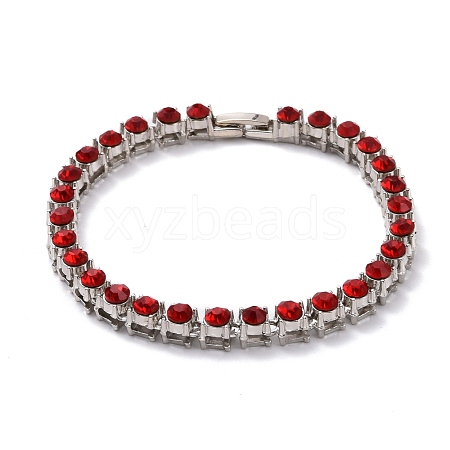 Men's Classic Rhinestone Tennis Bracelet BJEW-I297-01S-02-1