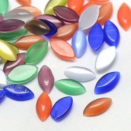 Cat Eye Cabochons CE-J004-2x4mm-M-1