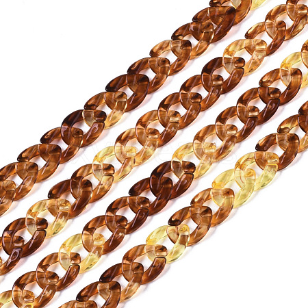 Acrylic Curb Chains SACR-P065-R08-1