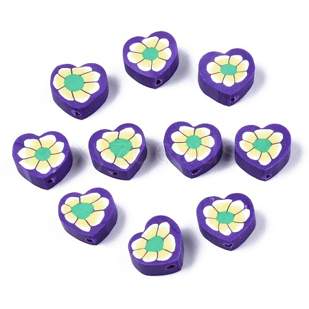 Handmade Polymer Clay Beads CLAY-N011-013B-1