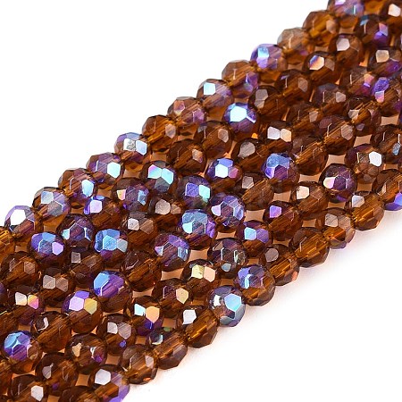 Electroplate Glass Beads Strands EGLA-A044-T2mm-L02-1