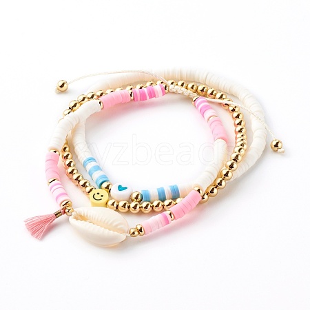 Beaded Bracelets & Braided Beaded Bracelets Sets BJEW-JB06200-1