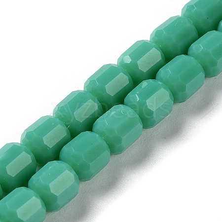 Opaque Glass Beads Strands GLAA-G112-03G-1