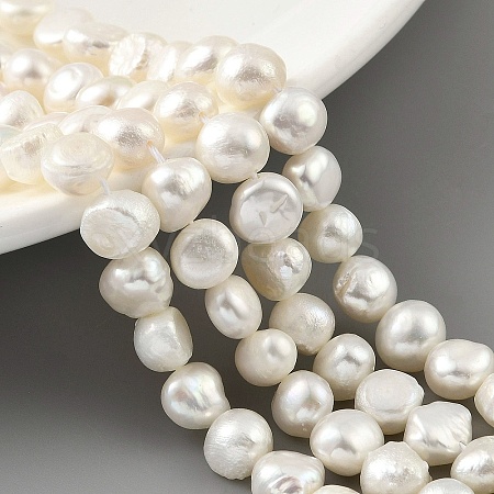 Natural Cultured Freshwater Pearl Beads Strands PEAR-A006-08D-1